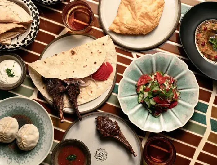 SANA Dubai menu — Uzbek cuisine